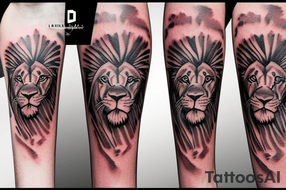 Lion tattoo idea