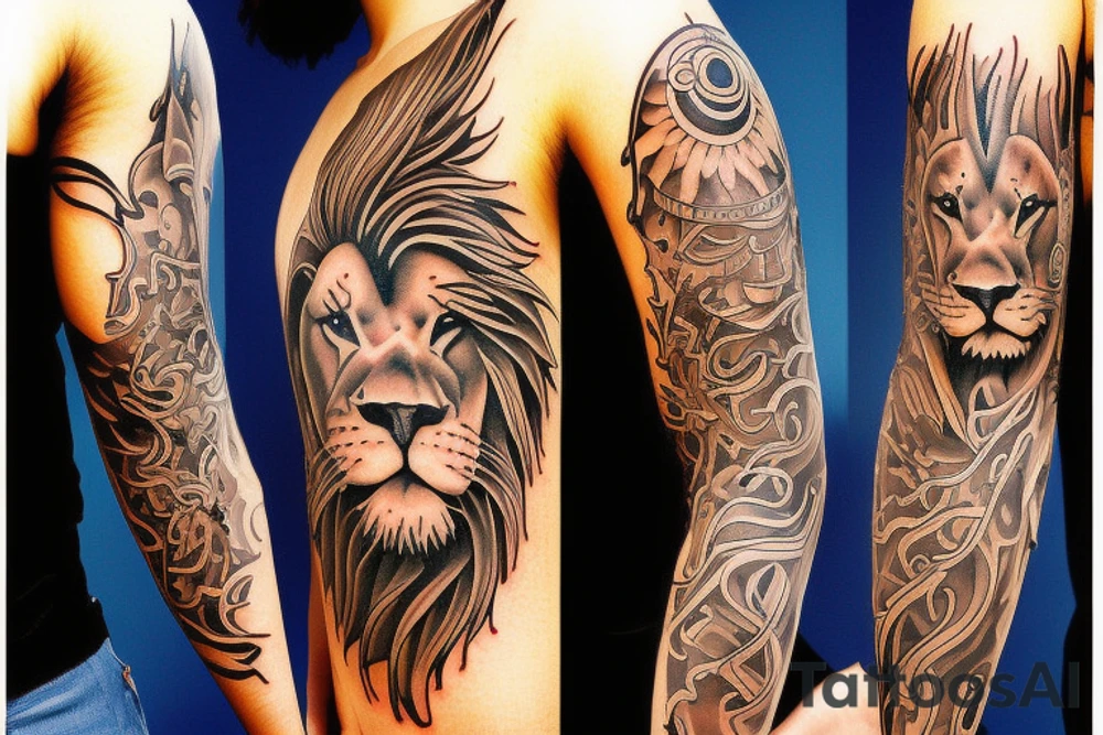 Lion tattoo idea