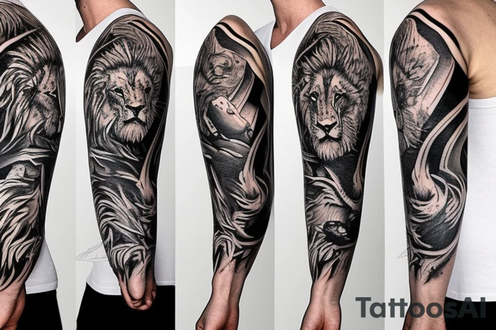 Lion tattoo idea