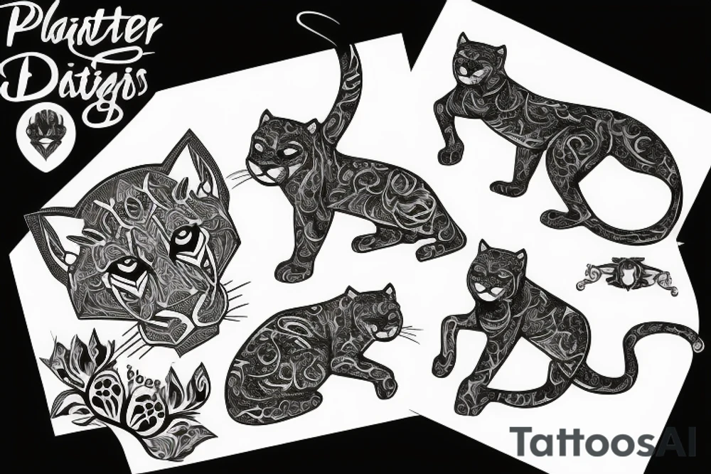 panther tattoo idea