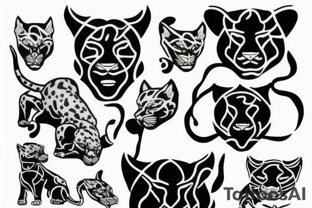 panther tattoo idea