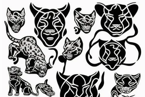 panther tattoo idea