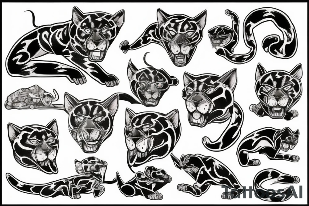 panther tattoo idea