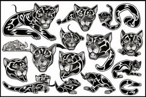 panther tattoo idea