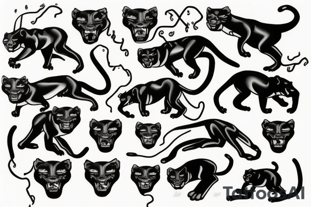 panther tattoo idea