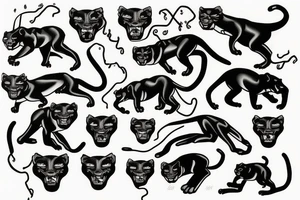panther tattoo idea