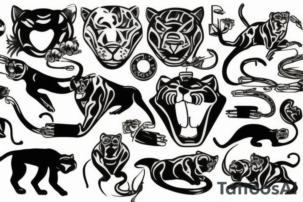 panther tattoo idea