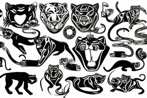 panther tattoo idea