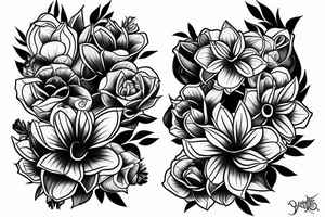 Fiore di loto tattoo idea