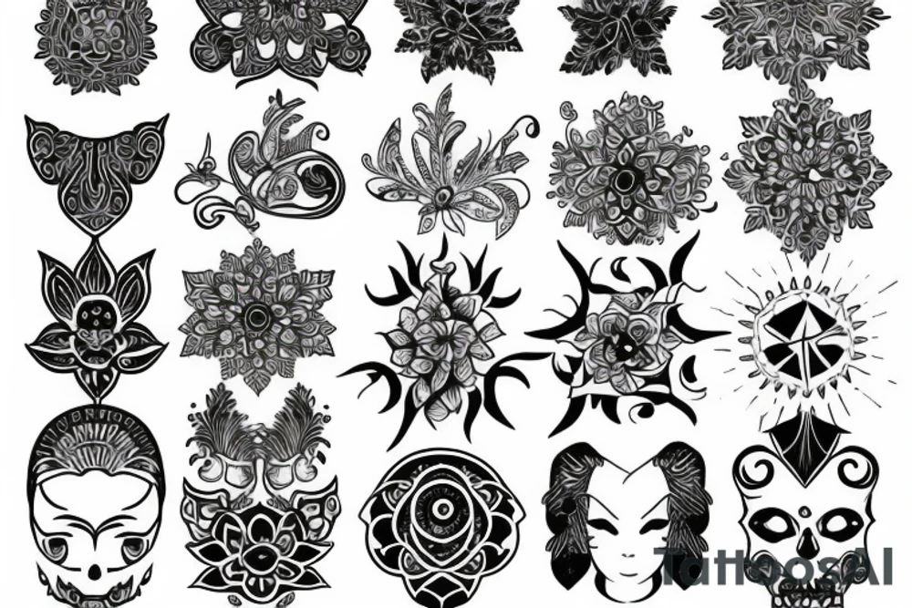 ornament tattoo idea