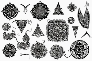 ornament tattoo idea