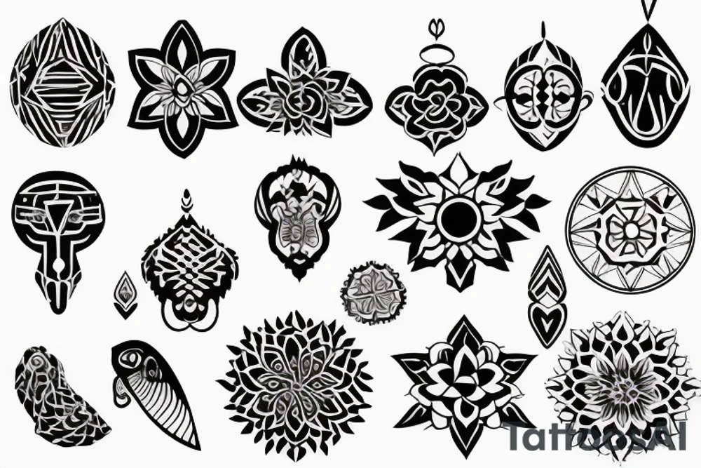 ornament tattoo idea