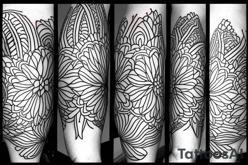 lotus flower tattoo idea