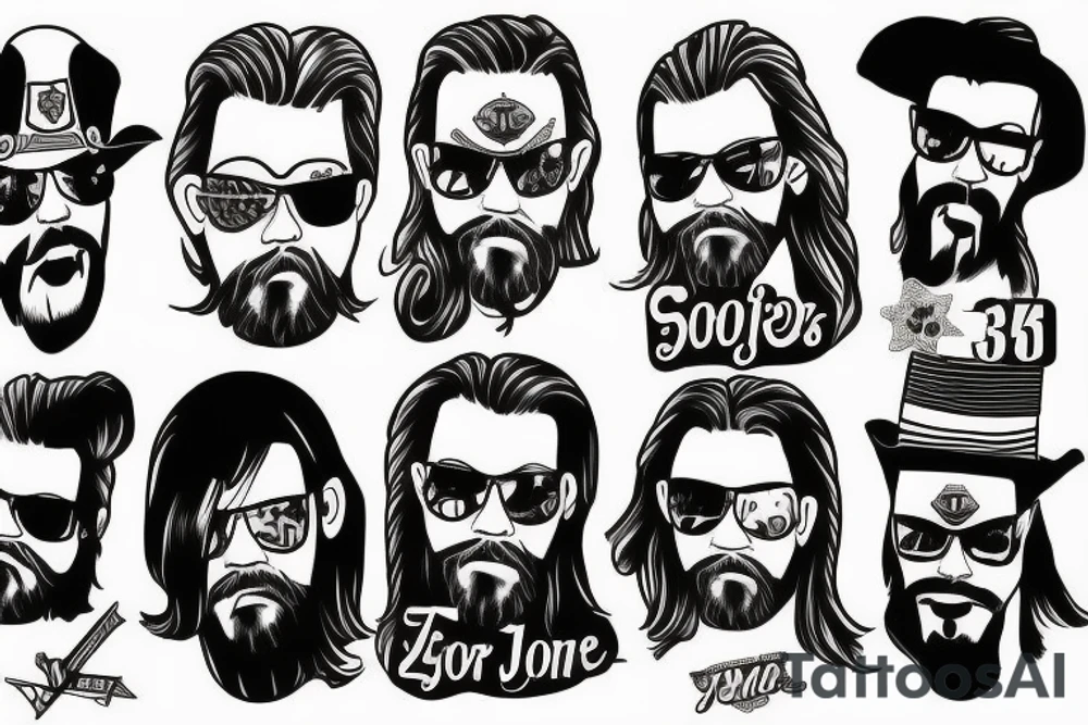 Shooter Jennings, 357 magnum tattoo idea