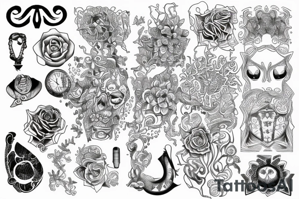 Trippy tattoo idea