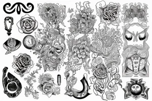 Trippy tattoo idea