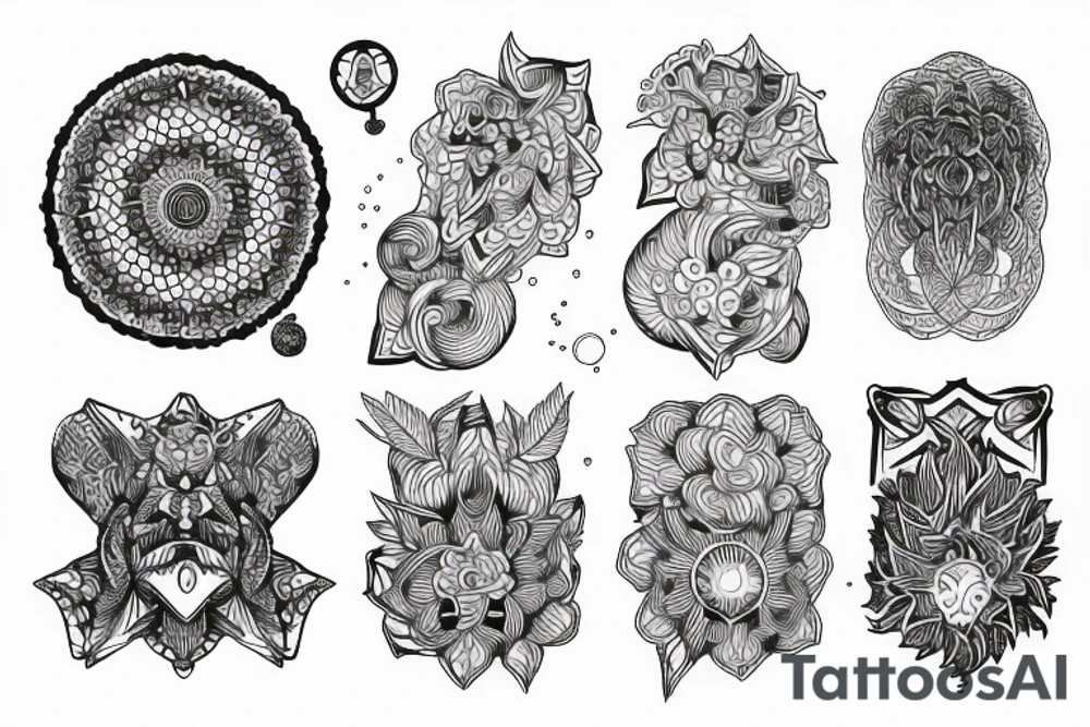 Trippy tattoo idea