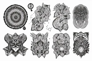 Trippy tattoo idea