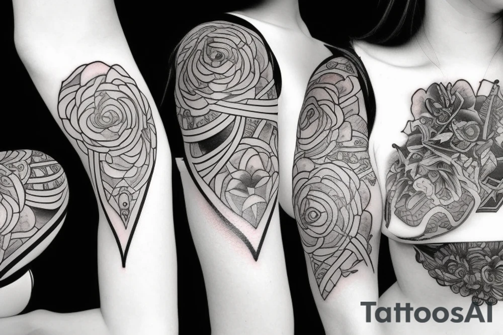 sexy goddess tattoo idea