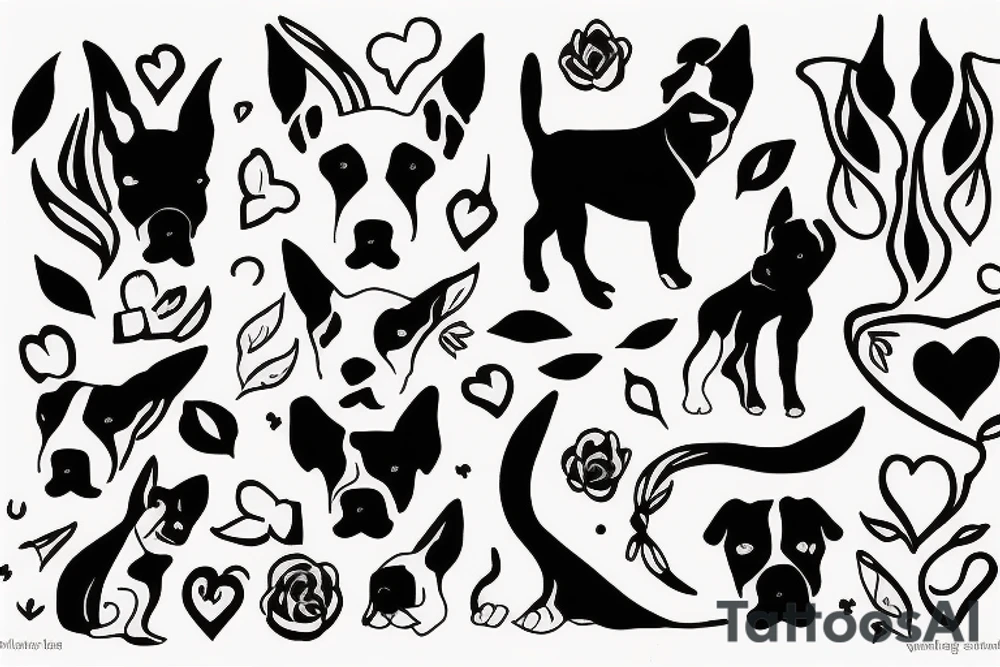 Frenchbull, love tattoo idea