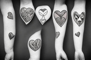 Frenchbull, heart tattoo idea
