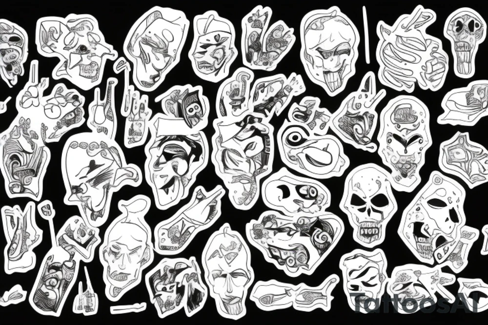13 bullets tattoo idea