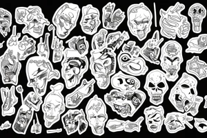 13 bullets tattoo idea