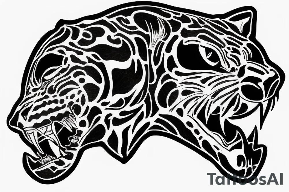 black jaguar, singular tattoo idea