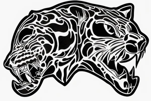 black jaguar, singular tattoo idea