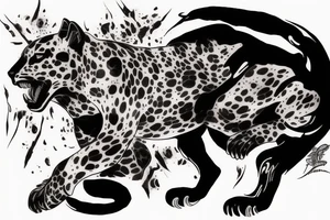 black jaguar, singular tattoo idea