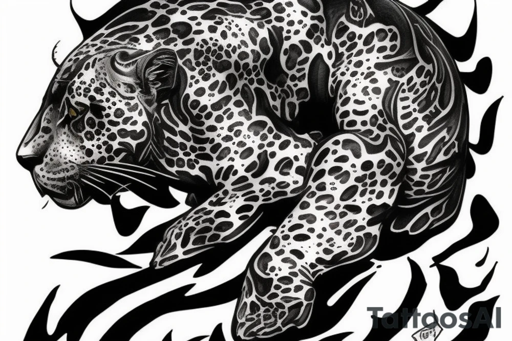 black jaguar, singular tattoo idea