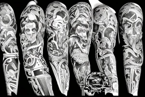 the characters euc9k written in latin tattoo idea