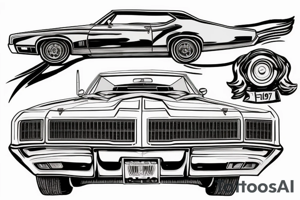 1971 Pontiac lemans t-37 tattoo idea