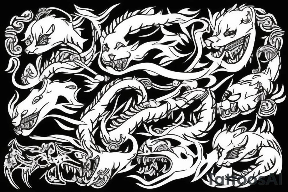 jaguar in yakuza style tattoo idea