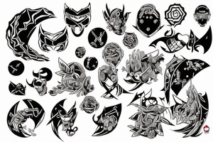 cyber sigilism tattoo idea