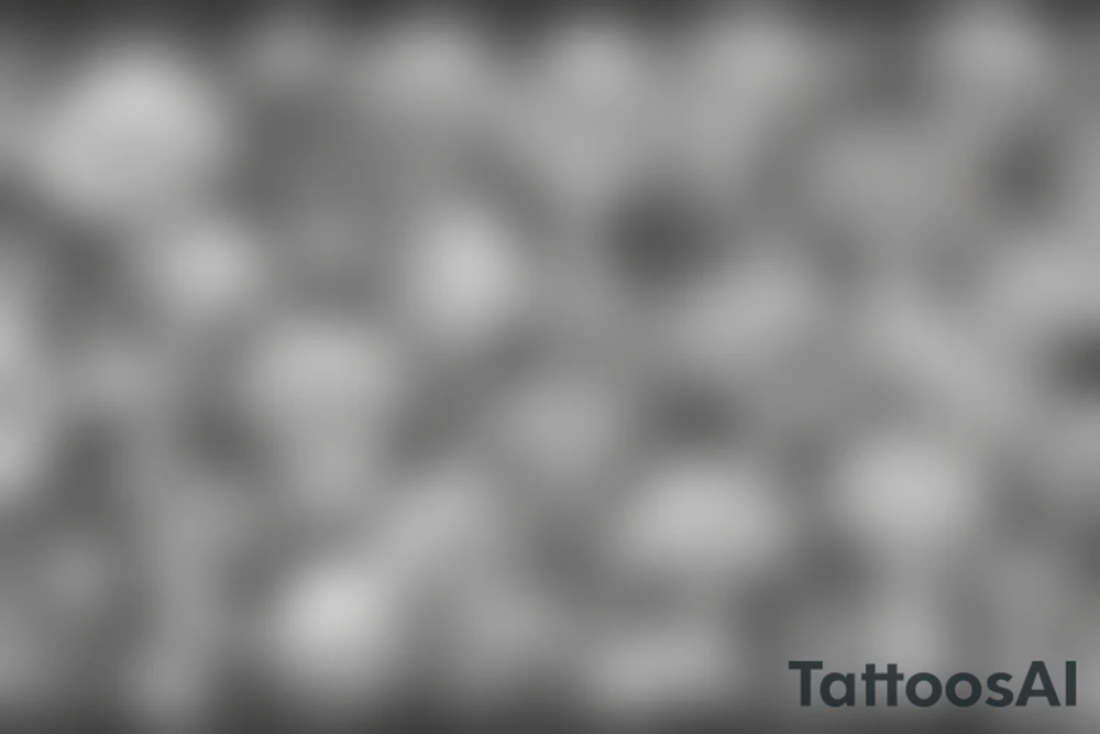 Trippy mushroom tattoo idea