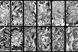 Flowing fern tattoo idea