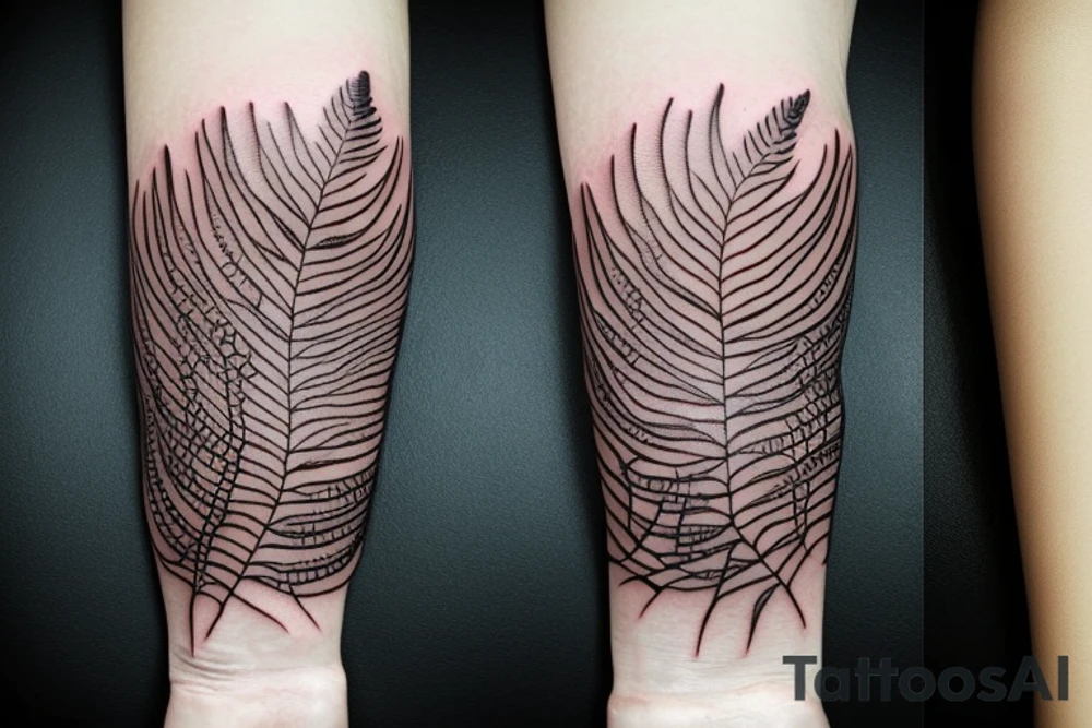 fern tattoo idea