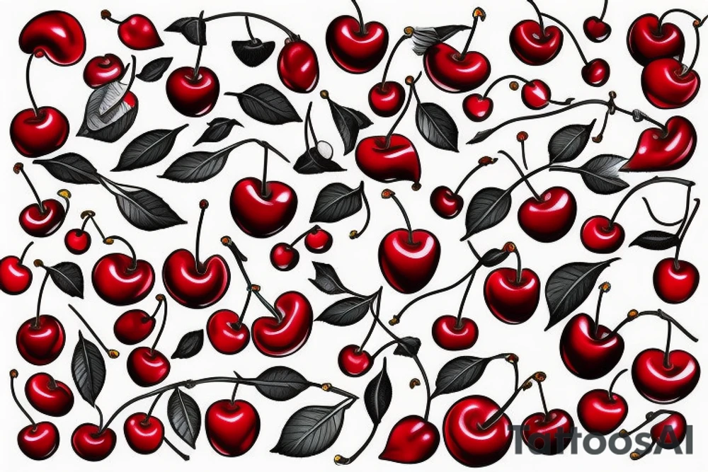 Cherry blossums tattoo idea