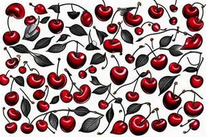 Cherry blossums tattoo idea