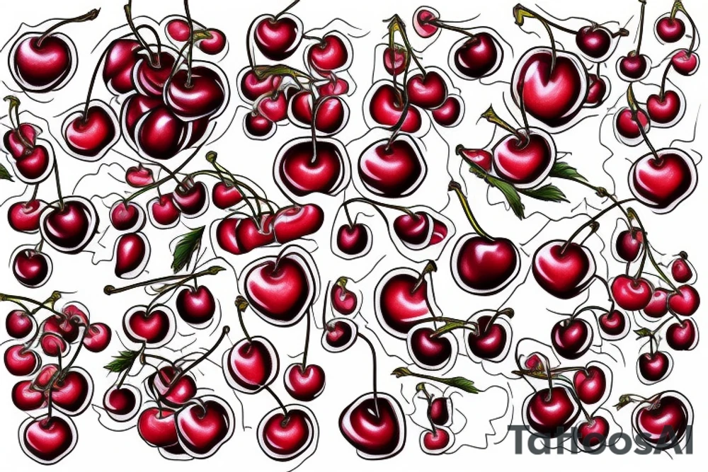 Cherry blossums tattoo idea