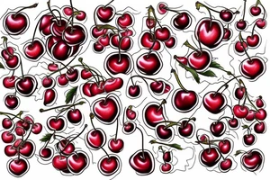 Cherry blossums tattoo idea