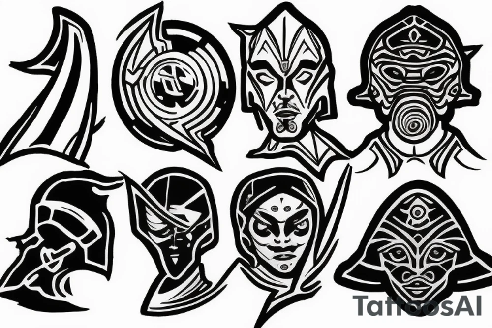 balance grey Jedi tattoo idea