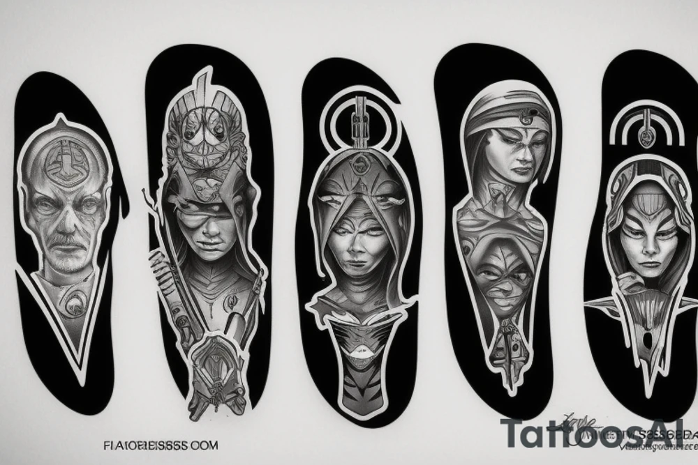 balance grey Jedi sins tattoo idea