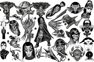 balance grey Jedi sins tattoo idea