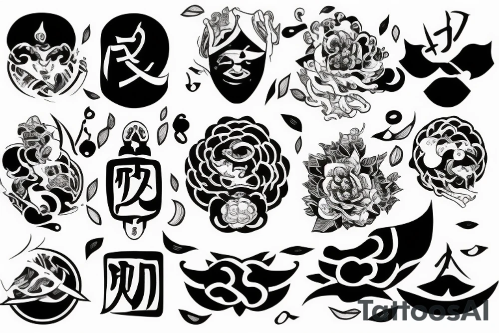 balance sins virtues tattoo idea