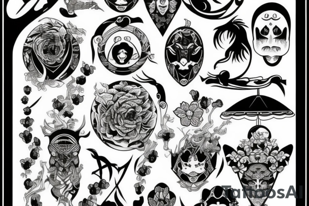 balance sins virtues tattoo idea