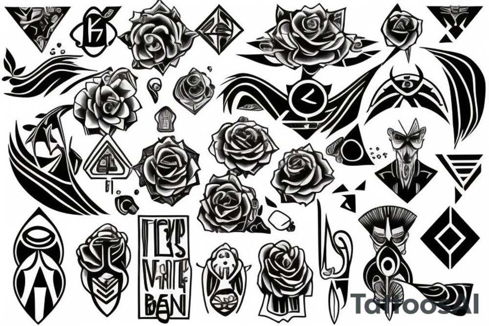 balance sins virtues tattoo idea