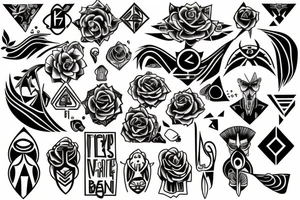 balance sins virtues tattoo idea