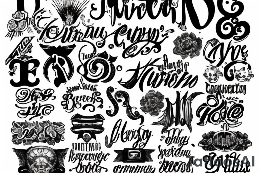 CMB just the letters tattoo idea